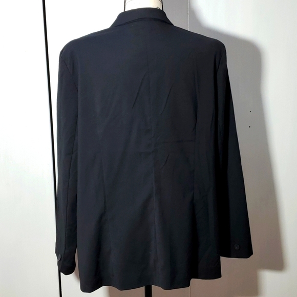Norton- Vintage Classic womens Black stretch Blazer pockets Size 1X - Picture 3 of 4
